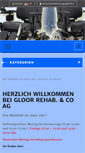 Mobile Screenshot of gloorrehab.ch